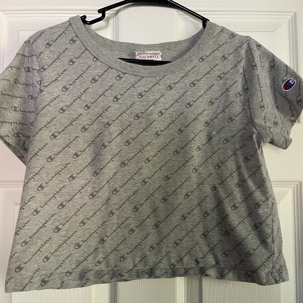 Small champion crop top tshirt